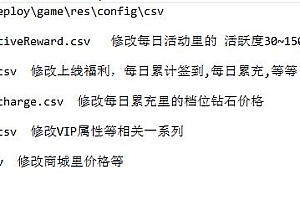 【天使圣域】每日活动、上线福利、商城等修改