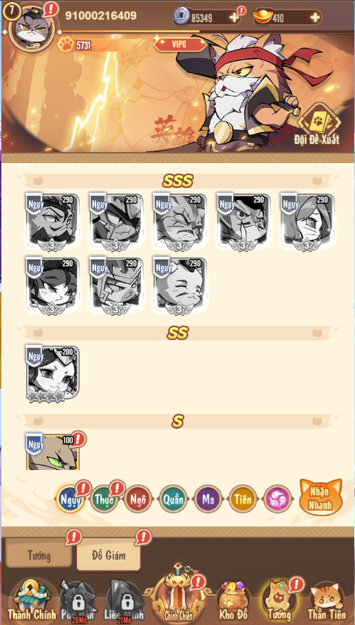 Game Việt Hoá【Tam Quốc Mèo H5】Server Linux + GM Tool + Mã Nguồn + Hướng Dẫn